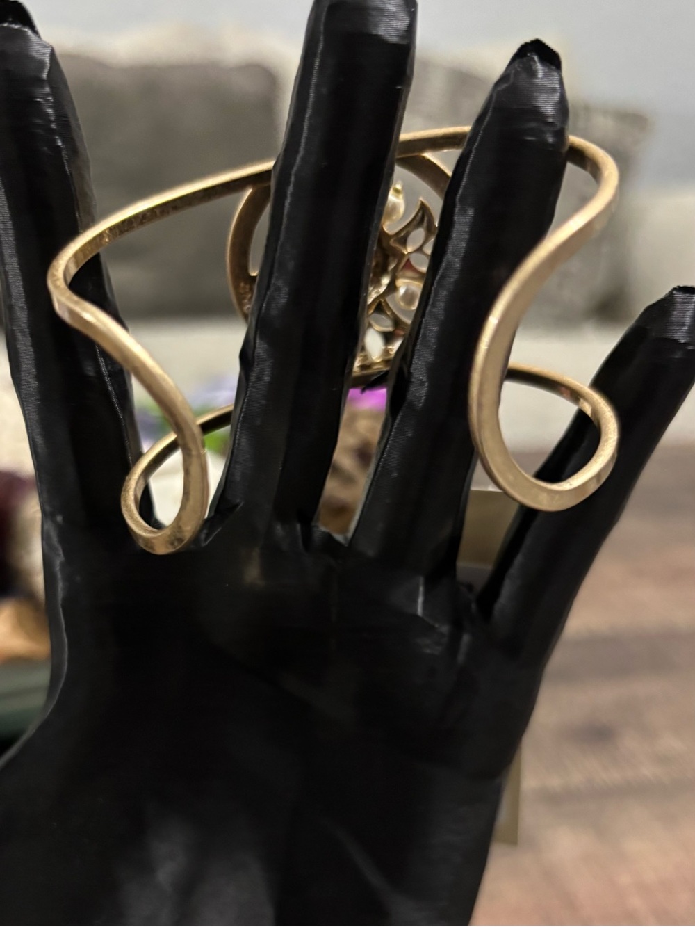 Patricia Nash Goldtone Cuff Bracelet - Picture 11 of 11